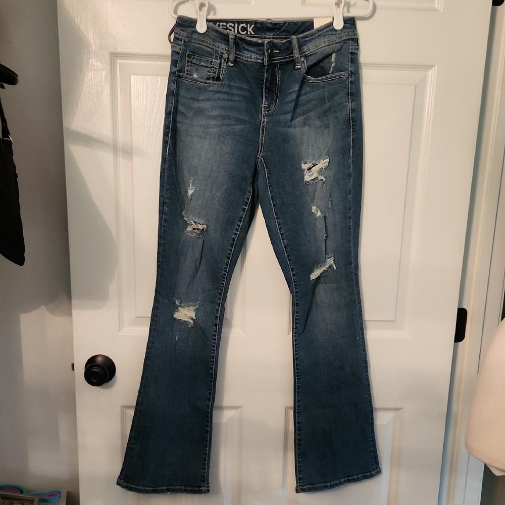 NWT Lovesick Blue Flare Denim Jeans